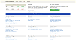 Desktop Screenshot of equityresearch.com