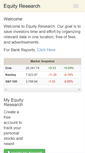 Mobile Screenshot of equityresearch.com
