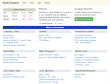 Tablet Screenshot of equityresearch.com